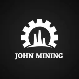 Dark Gear and Mining Scene in Industrial Design Logo Template
