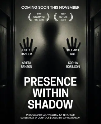 Dark Mystery Movie Poster Template