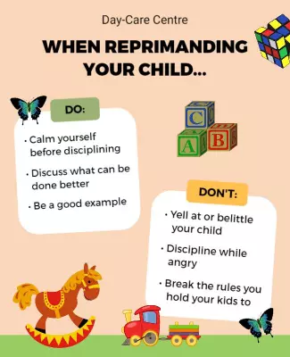 Daycare Center Parenting Guidance Flyer Template