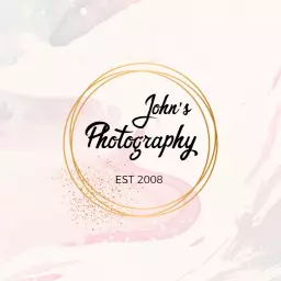 Delicate Pink and Gold Watercolor Photography Logo Template