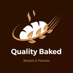 Delicious Brown and Cream Bakery Logo Featuring Fresh Breads Logo Template