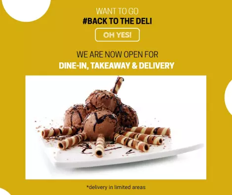Delicious Chocolate Ice Cream Treats for Cake Shop Promotion Ad Template