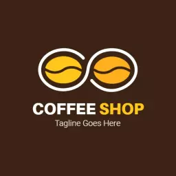 Delicious Coffee Experience at a Cozy Coffee Shop Logo Template