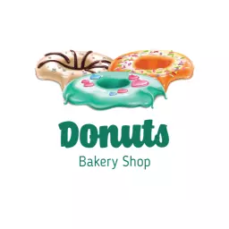 Delicious Colorful Donuts Making Every Moment Sweeter Logo Template
