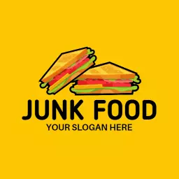 Delicious Colorful Sandwiches Showcasing Fresh Ingredients Logo Template