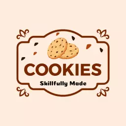 Delicious Cookie Design Highlighting Skillfully Made Treats Logo Template