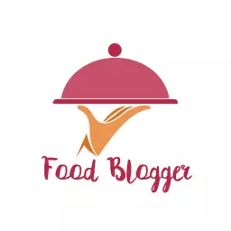 Delicious Culinary Experiences Shared by Food Blogger Logo Template