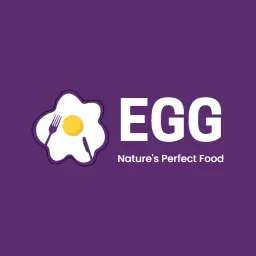 Delicious Egg Design Highlighting Nature's Perfect Food Logo Template