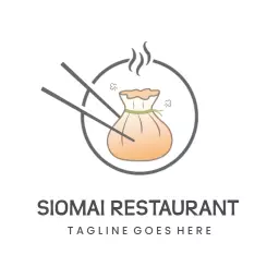 Delicious Fresh Siomai Served with Authentic Flavor Logo Template