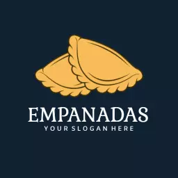 Delicious Golden Empanadas Ready for Your Taste Buds Logo Template