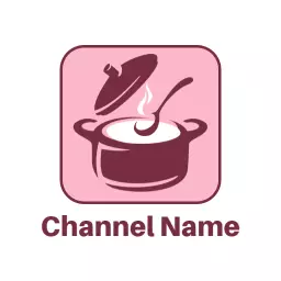 Delicious Home Cooking Inspiration for Culinary Channel Logo Template