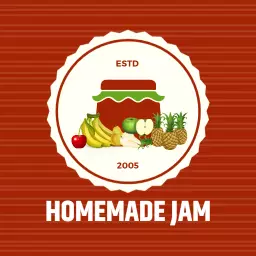Delicious Homemade Jam with Fresh Fruits and Ingredients Logo Template
