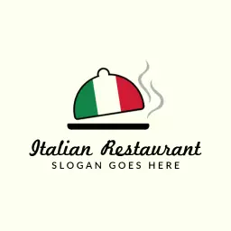 Delicious Italian Cuisine Presented with Culinary Elegance Logo Template