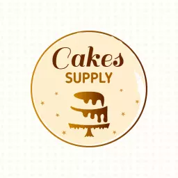 Delicious Layered Cake Design for Cakes Supply Logo Template