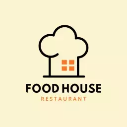 Delicious Offering from a Cozy Food House Restaurant Logo Template