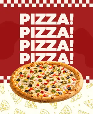 Delicious Pizza Promotion Poster Template