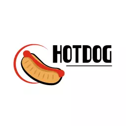 Delicious Red and Yellow Hotdog Design Ideal for Food Logo Template