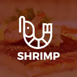 Delicious Shrimp Dish Representing Culinary Excellence Logo Template