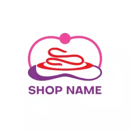 Deliciously Decorative Cake Design for Celebrations Logo Template