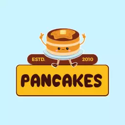 Delightful Character Design Featuring Tasty Cake Logo Template