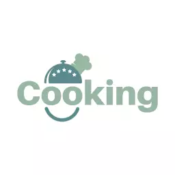 Delightful Green Cooking Channel Logo Featuring Chef's Hat Symbol Logo Template