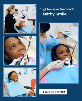 Dental Health Promotion Flyer Template