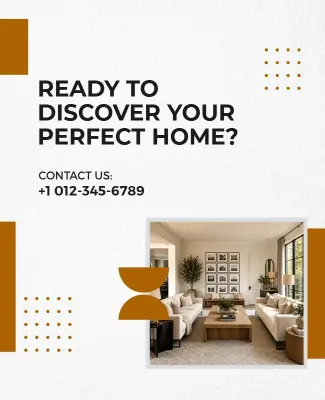 Discover Your Dream House Advertisement Poster Template