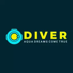 Dive into Adventure with Vibrant Diver Exploration Logo Template
