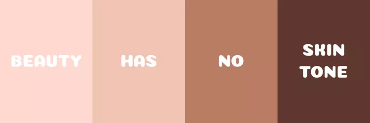 Diverse Skin Tones with Soft Colors in Beauty Banner Template
