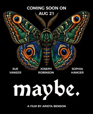 Dramatic Butterfly Inspired Movie Poster Template