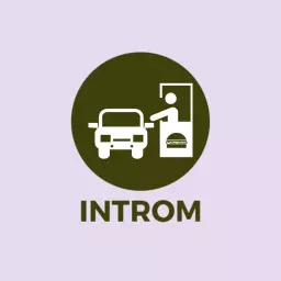 Drive-Thru Fast Food Experience with Street Food Logo Template