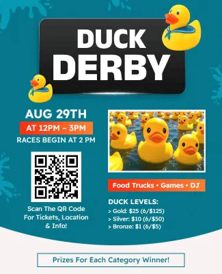 Duck Derby Event Flyer Template