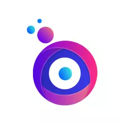 Dynamic 3D Circular Design with Vibrant Gradient Colors Logo Template
