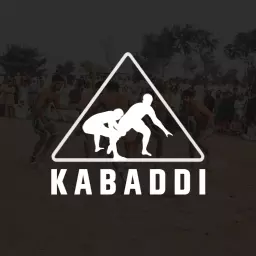 Dynamic Action Scene Featuring Intense Kabaddi Competition Logo Template