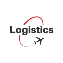 Dynamic Air Travel and Efficient Movement in Logistics Logo Template