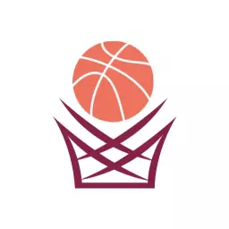 Dynamic Basketball Design with Stylish Hoop and Ball Logo Template