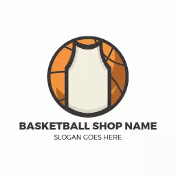 Dynamic Basketball Jersey Design Highlighting Sports Gear Logo Template