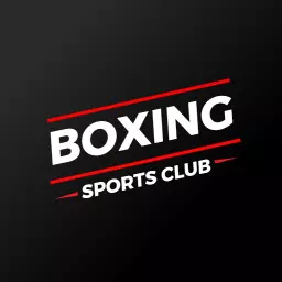 Dynamic Black and Red Boxing Sports Club Logo Template