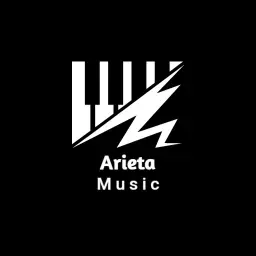 Dynamic Black and White Design Showcasing Music Creativity Logo Template