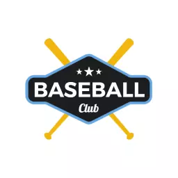 Dynamic Black and Yellow Theme for Baseball Club Logo Template