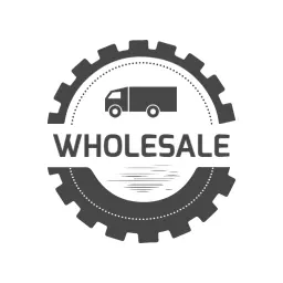Dynamic Black Gear Design Representing Wholesale Operations Logo Template