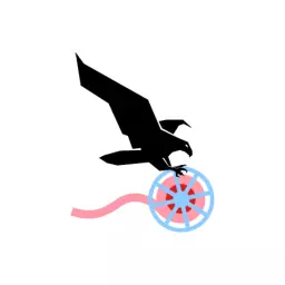 Dynamic Black Hawk Emerging in Entertainment Motion Logo Template