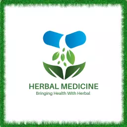 Dynamic Blue and Green Design Emphasizing Herbal Medicine Logo Template