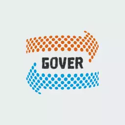 Dynamic Blue and Orange Arrows Representing Company Services Logo Template