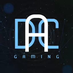 Dynamic Blue and White Letter Monogram for Gaming Logo Template