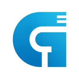 Dynamic Blue G Letter Design Representing Modern Identity Logo Template