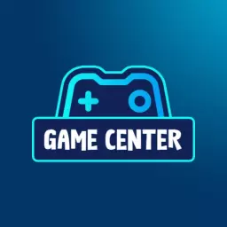 Dynamic Blue Game Controller Design for Gaming Experience Logo Template
