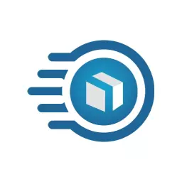 Dynamic Blue Motion Representing Efficient Transportation Logo Template