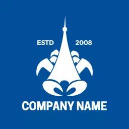 Dynamic Blue Scorpion Logo Featuring Modern Design Elements Logo Template