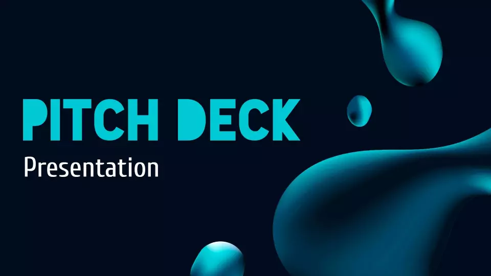 Dynamic Blue Visual Identity Strategy Pitch Deck Presentation Template